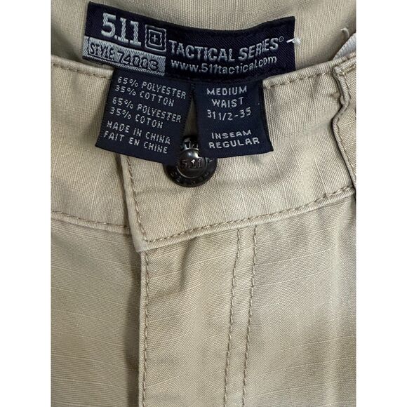 511 Tactical Series Men's Pants Khaki Style 74003 Sz 31.5-35 Waist (expandable) - Picture 10 of 11